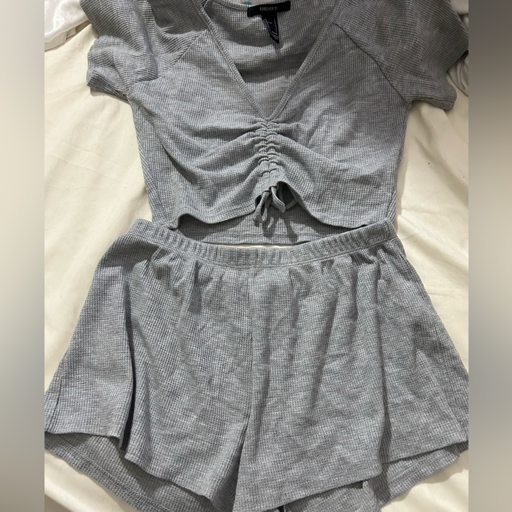 Forever 21 matching Grey set